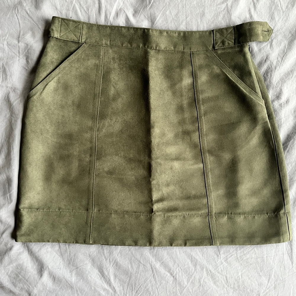 Banana Republic Green Mini Pencil Skirt